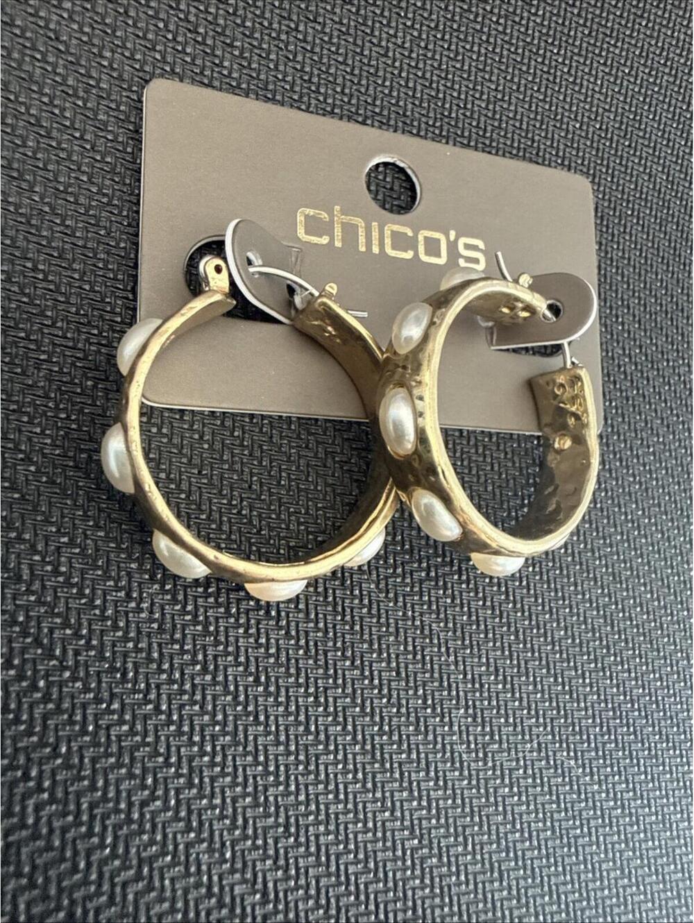 Reseller Earring Lot Bundle Chico's White House Black Market DKNY The Sak NEW - Picture 5 of 7